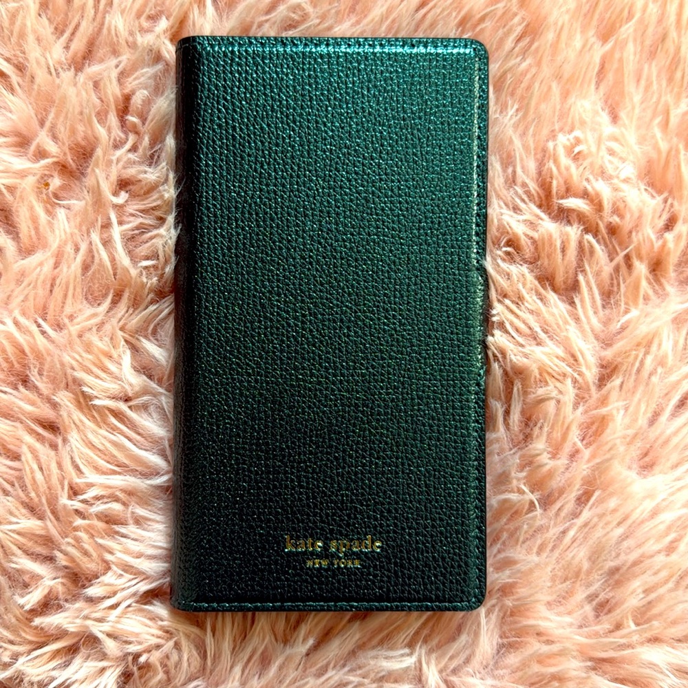 Kate Spade Iphone Xs Max Magnetic Wrap Folio Case! NWOT